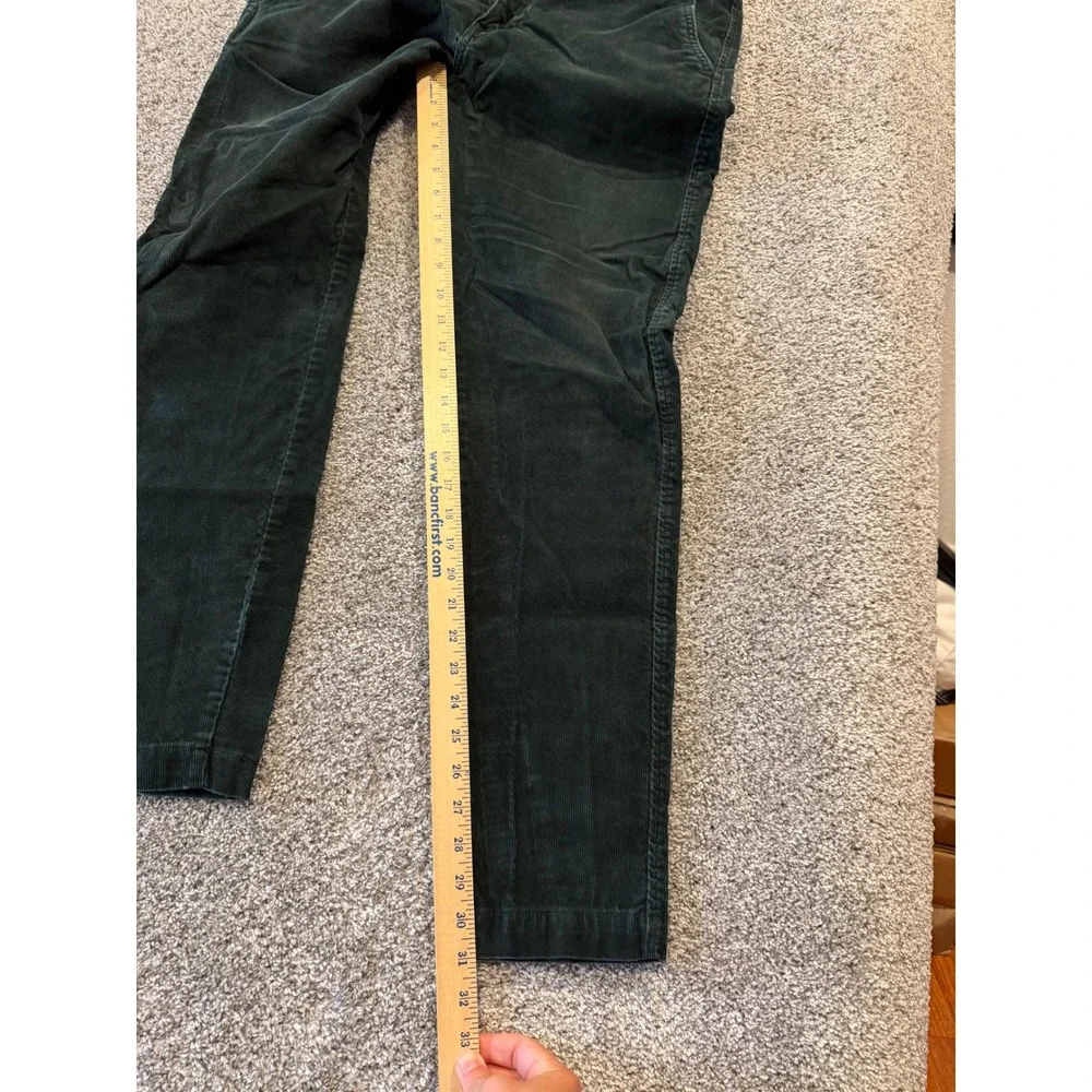 Levi's Chino Mens 33x32 Green XX Chino Standard Taper Corduroy Pants Stretch